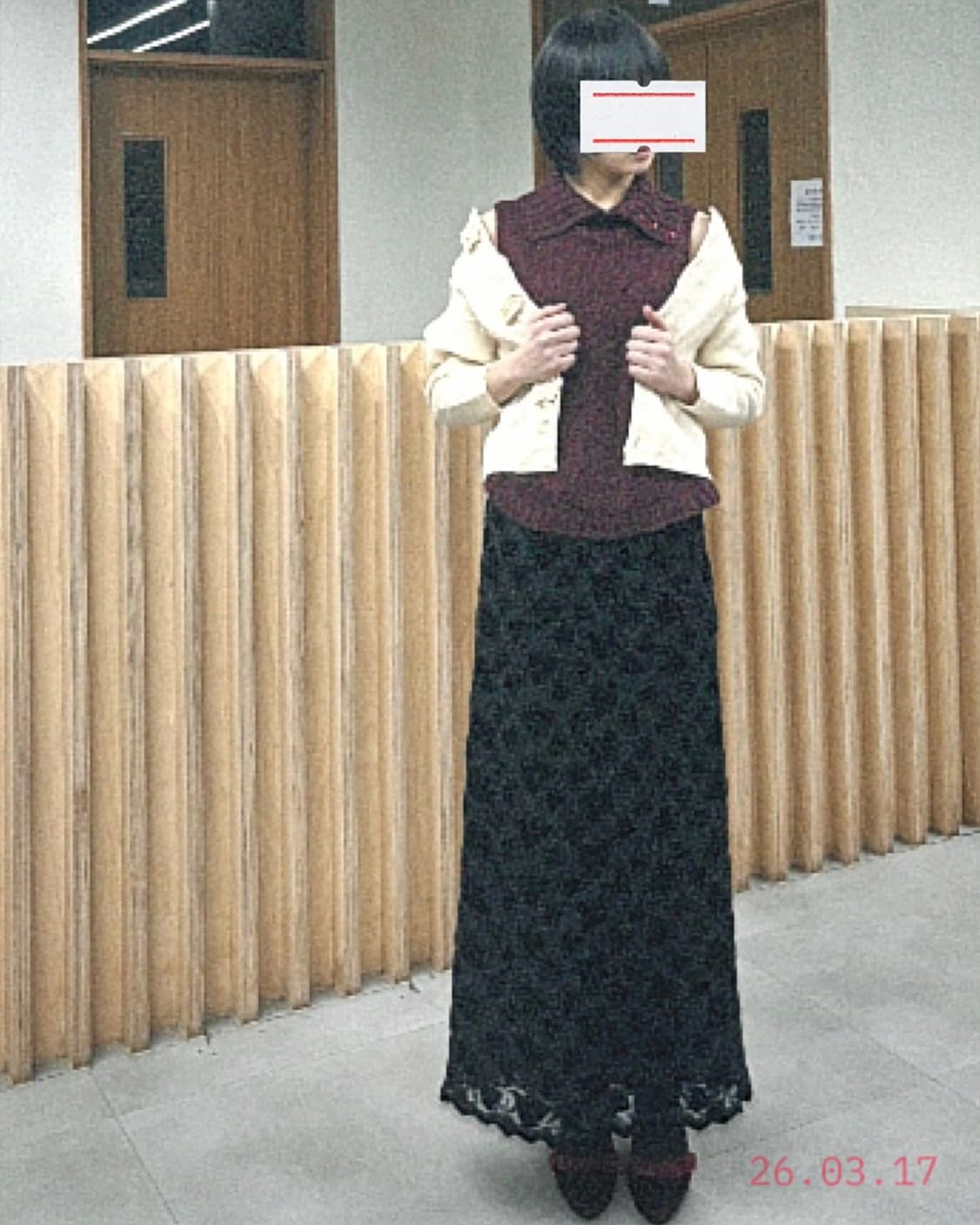 Black Leaf Skirt 블랙 리프 스커트 상품이미지4