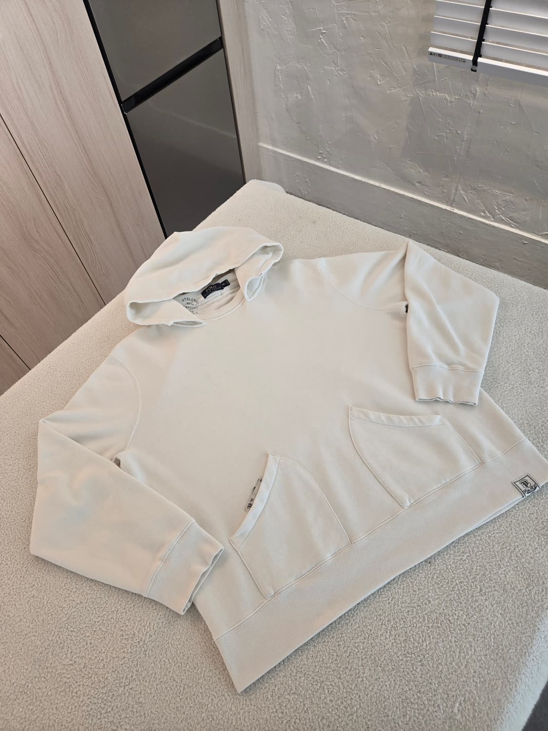 폴로 랄프로렌 화이트 유틸리티 후드티 XL 상품이미지1