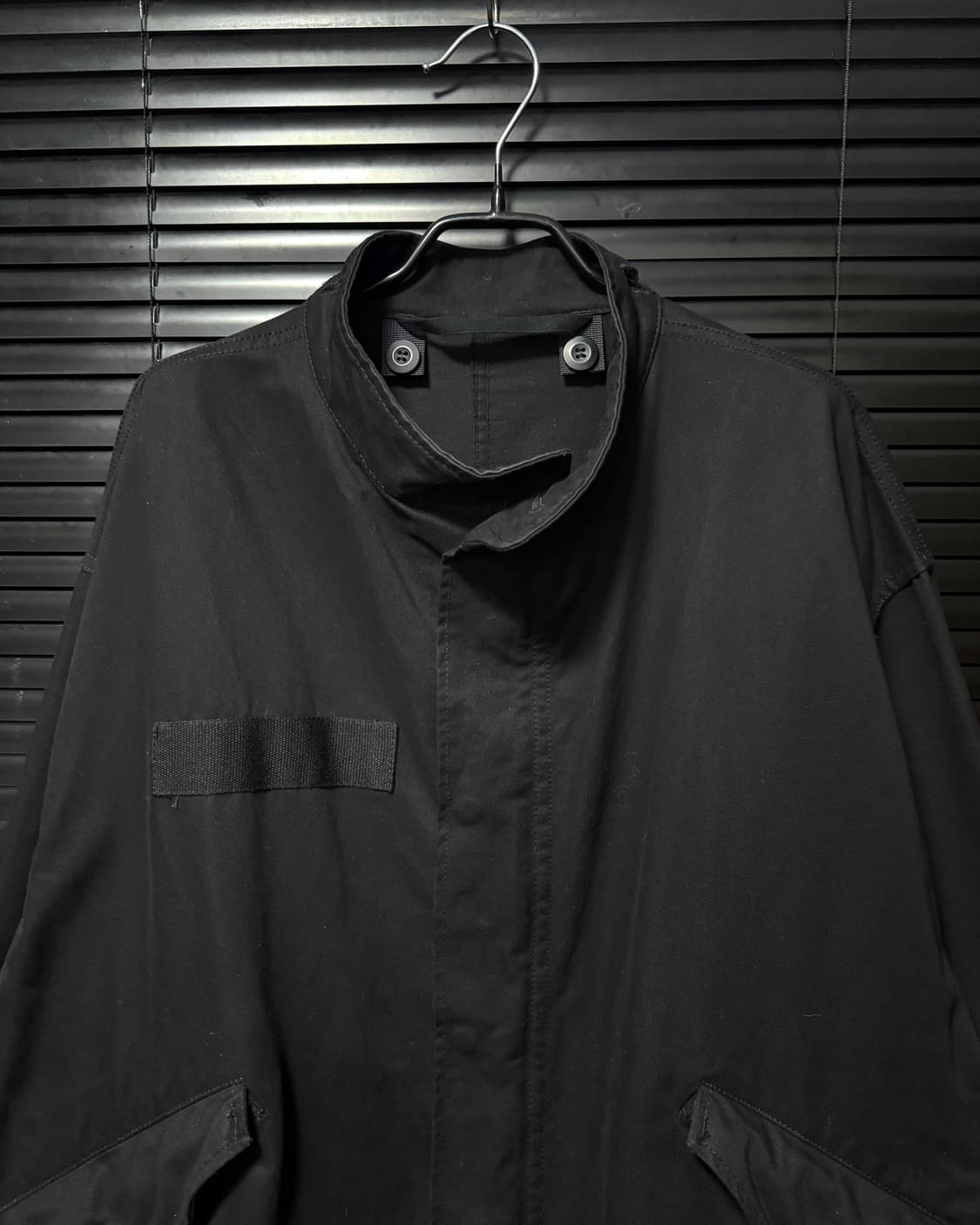 라퍼지스토어 블랙 야상 피쉬테일 개파카 롱 코트 M 95 밀리터리 군인 상품이미지4