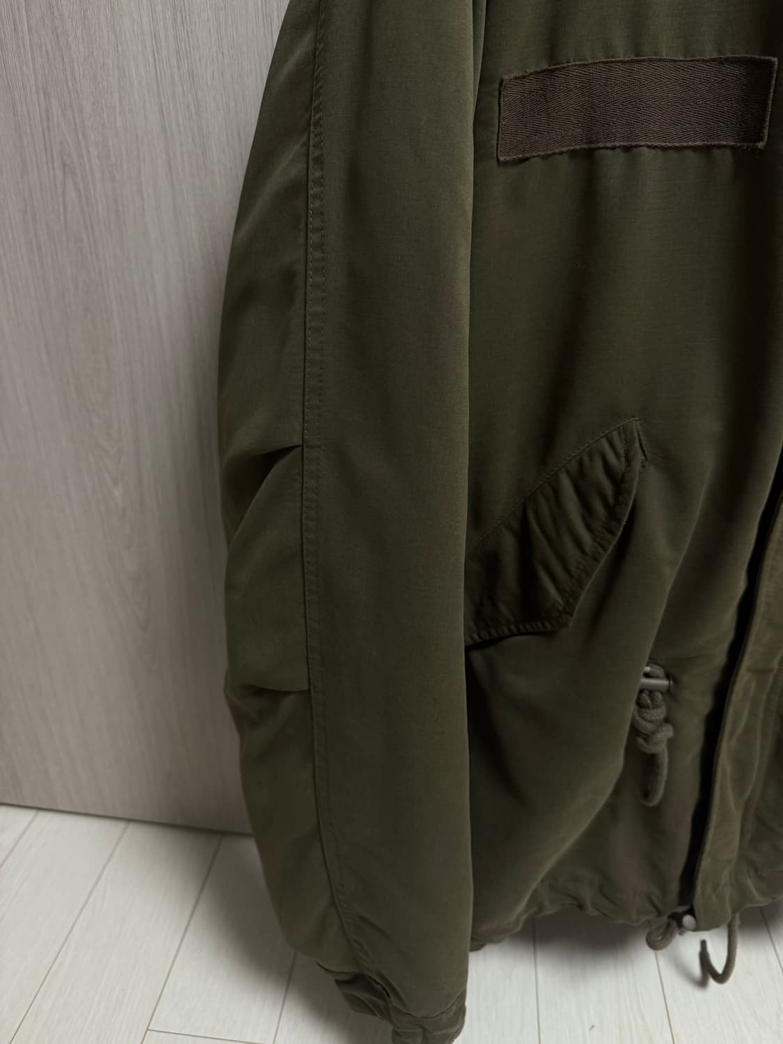 기프트 오리지널 M-65 숏 개파카 카키 투웨이 야상 상품이미지3