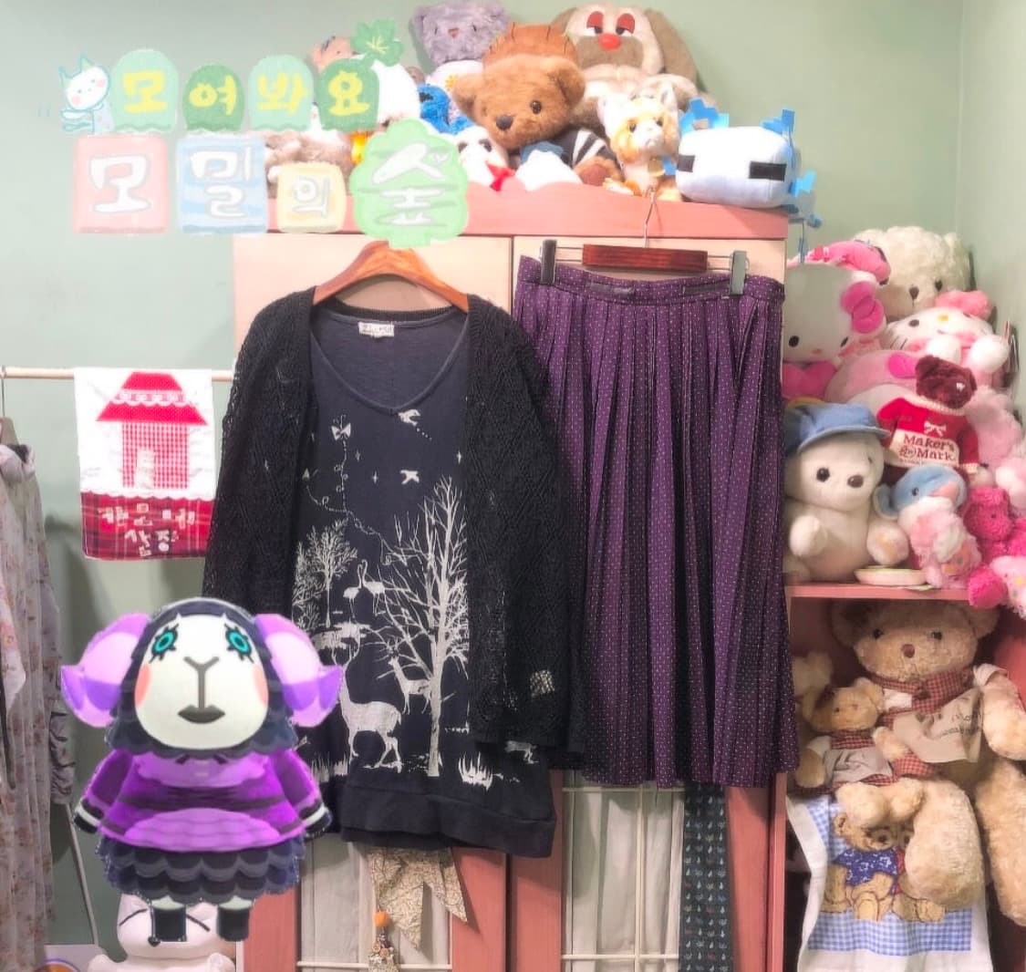 카모메산장 동물의숲 코디세트 빈티지 상품이미지1
