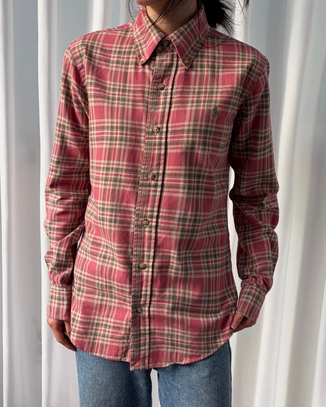 [S]폴로 랄프로렌 커스텀핏 플레이드 셔츠 상품이미지1