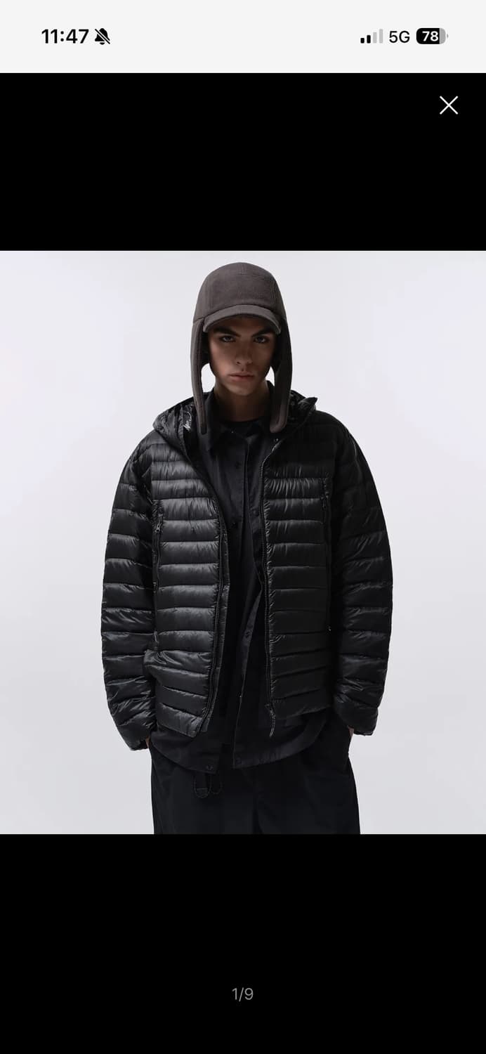 무신사스탠다드 시티 레저 경량 패딩 후디드 라이트 다운 자켓 상품이미지1