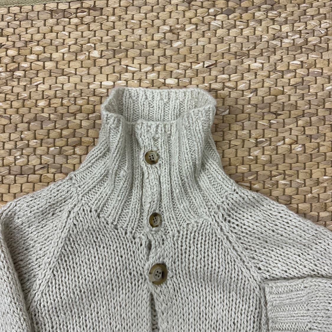 L 반스아웃피터스 아메리칸 두꺼운 헤비 니트 스웨터 가디건 상품이미지3