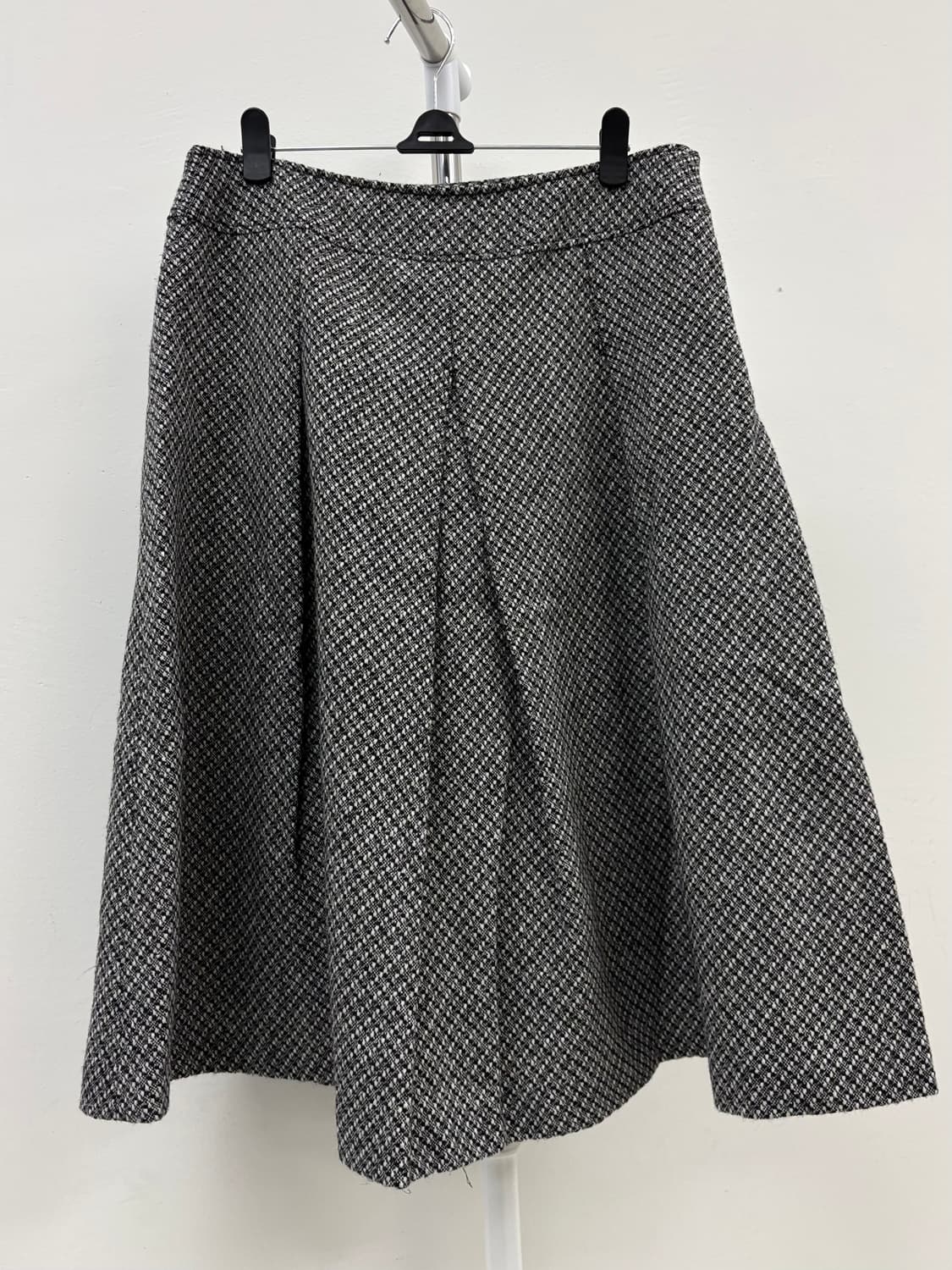 빈티지 그레이 플리츠 스커트 상품이미지4