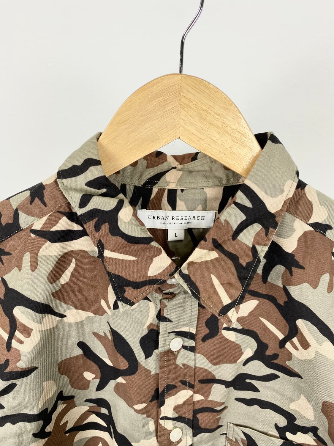 URBAN RESEARCH camo shirts 상품이미지6