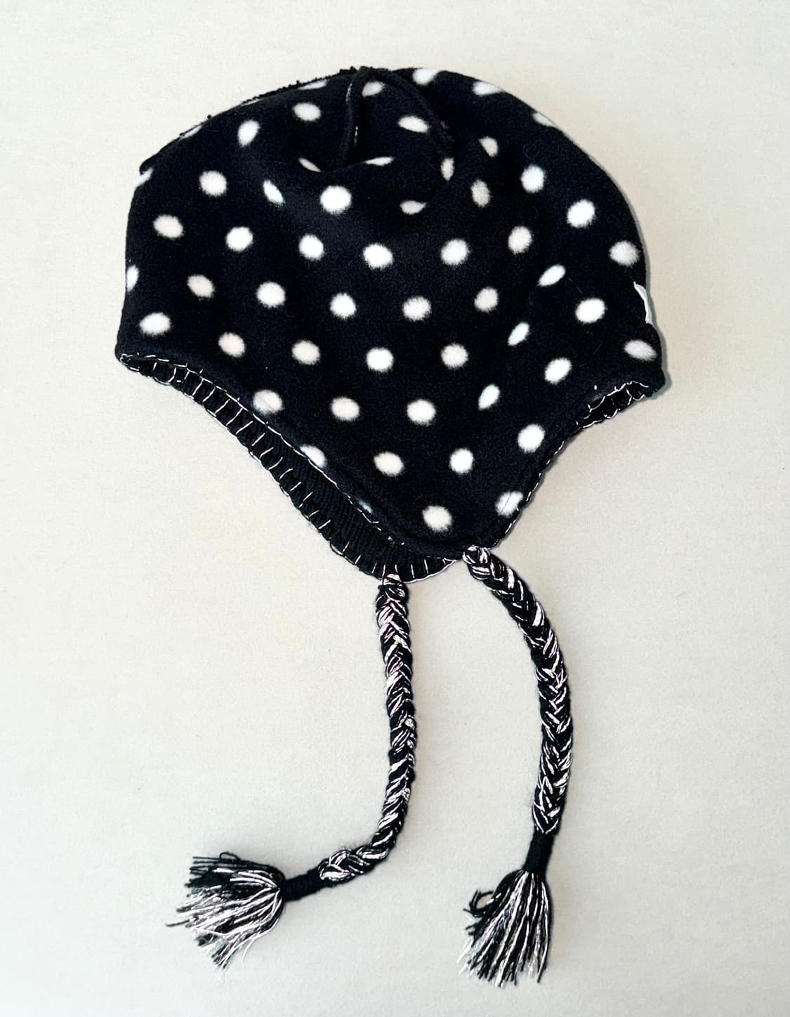 aeae 도트 비니 블랙 상품이미지4