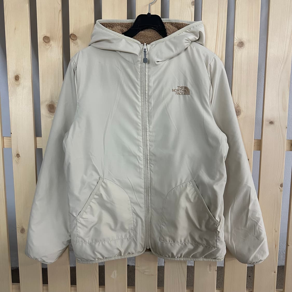(S) 노스페이스 리버시블 양면 플리스 후리스 후드 자켓 상품이미지2