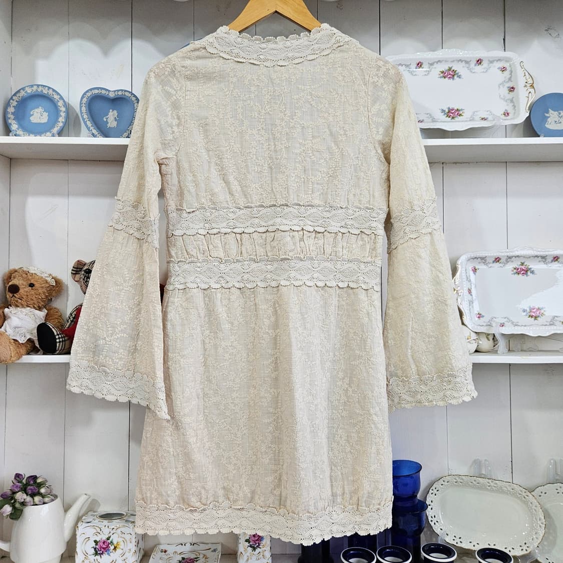 레이스 자수 원피스 상품이미지6