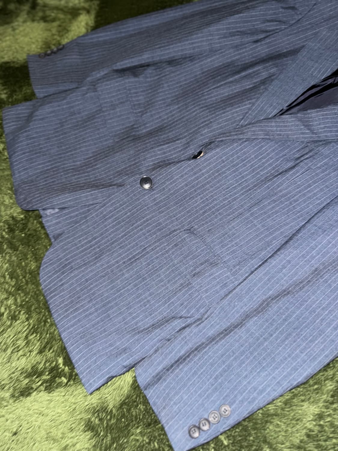 챕스 랄프로렌 테일러 메이드 MADE IN USA 스트라이프 블레이저 상품이미지3