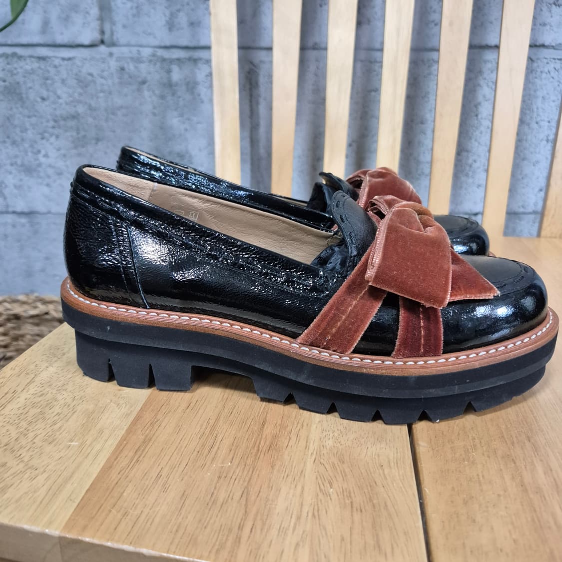 소니아리키엘 sonia rykiel 리본슈즈 38 하구미룩/모리룩 상품이미지4