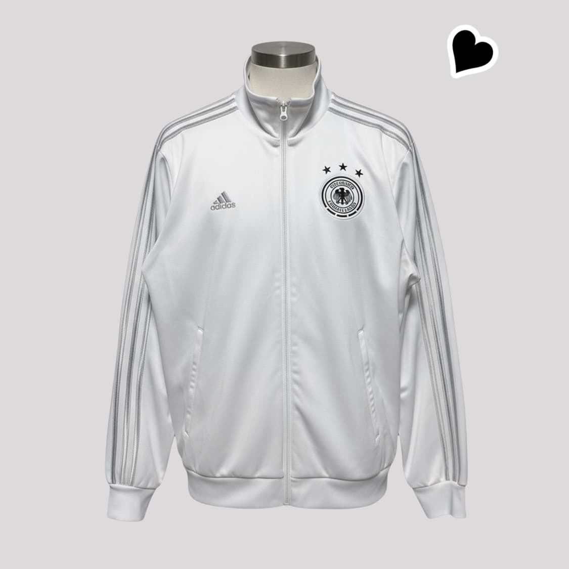 대장급 아디다스 독일 화이트 실버 트랙탑 져지 상품이미지1