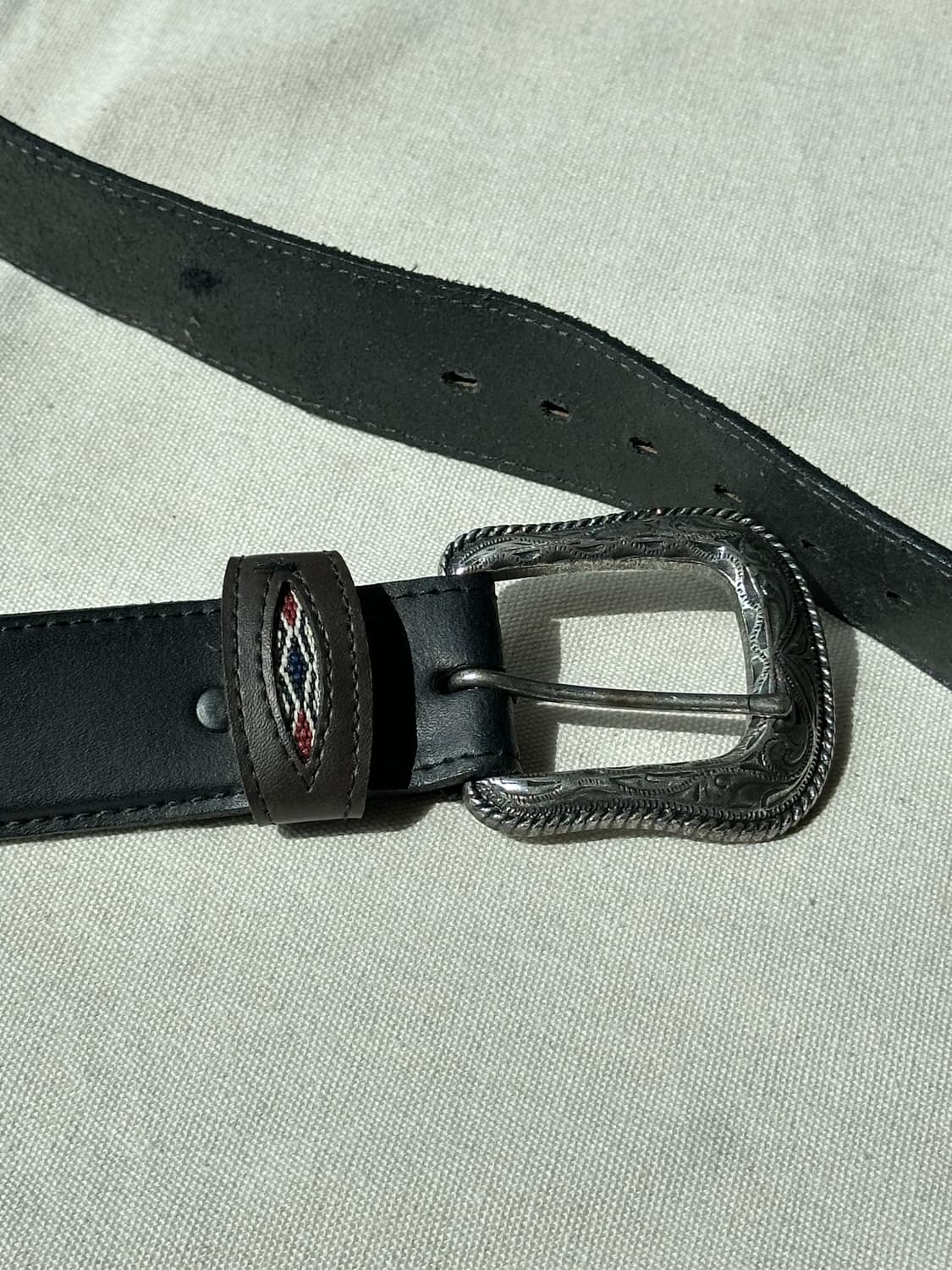 랭글러 웨스턴 콘초 레더 벨트 44 상품이미지2