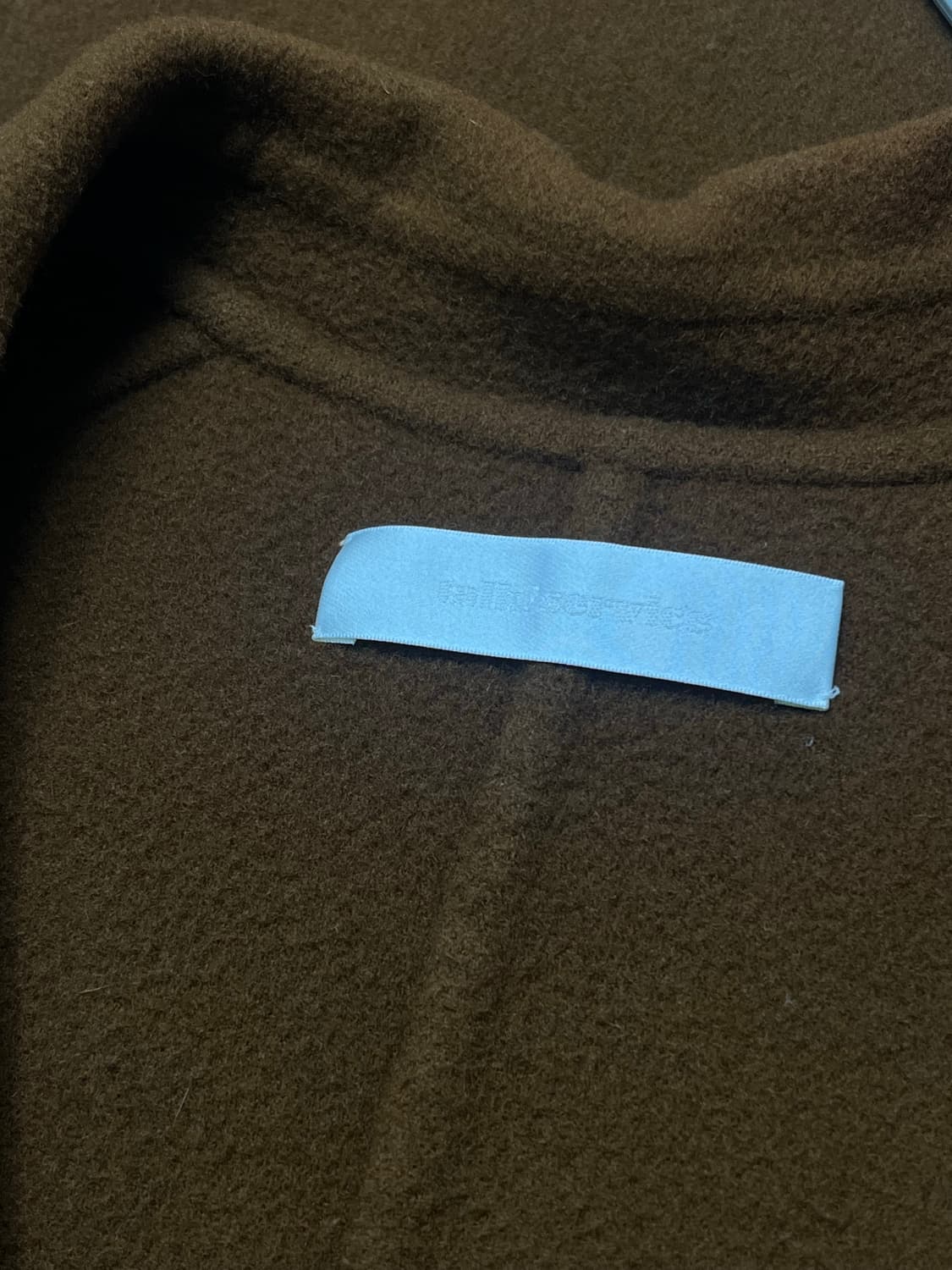 (새상품)핸드메이드 카멜 코트 상품이미지7