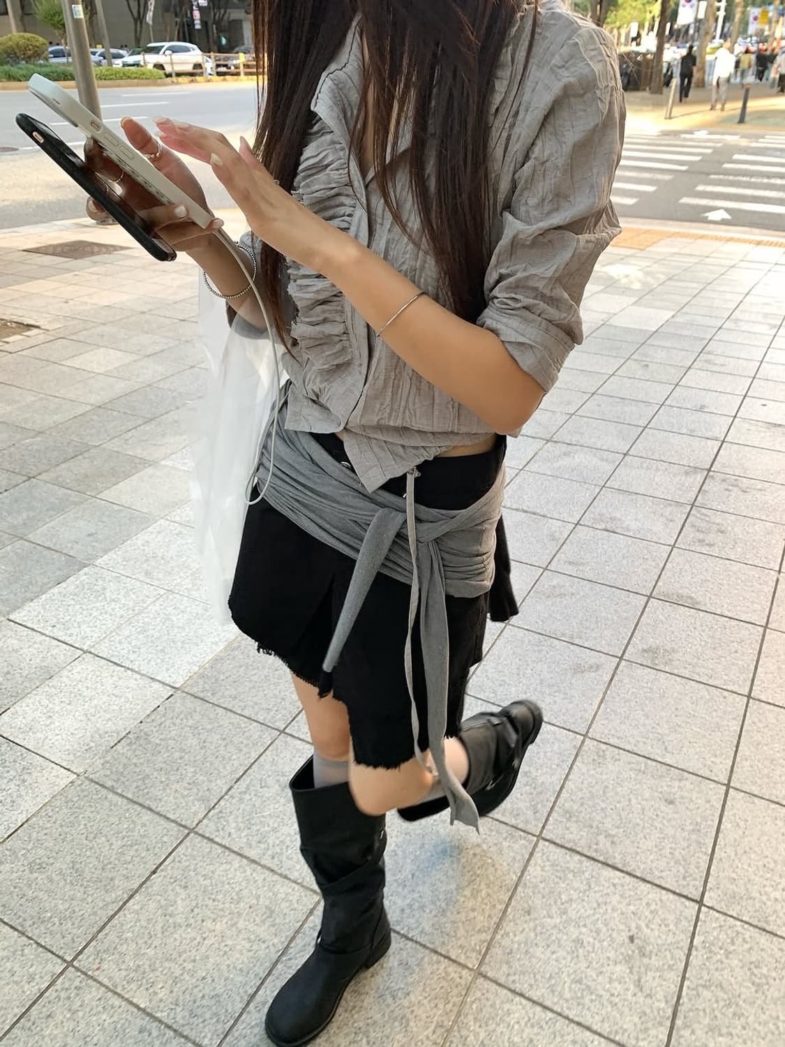 튜프티 belt slouch boots 상품이미지4