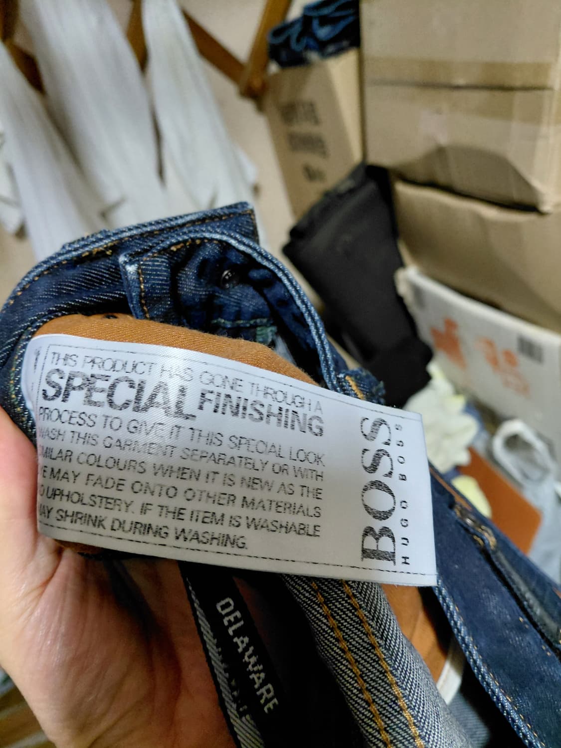 [휴고보스]슬림핏 델라웨어 스트레치 데님 청바지31 상품이미지7