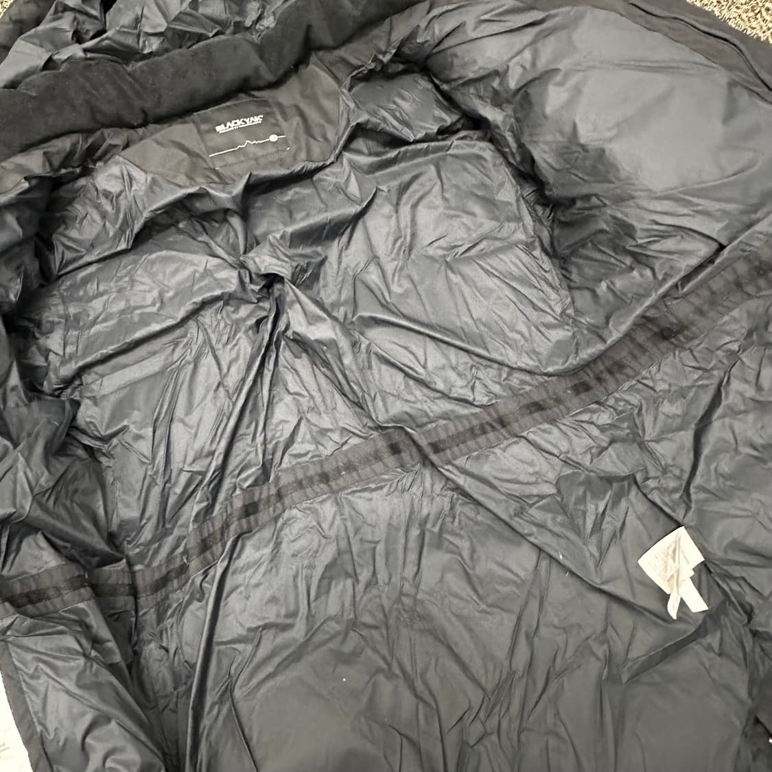 블랙야크 구스다운 롱패딩 블랙 100(L) 상품이미지7