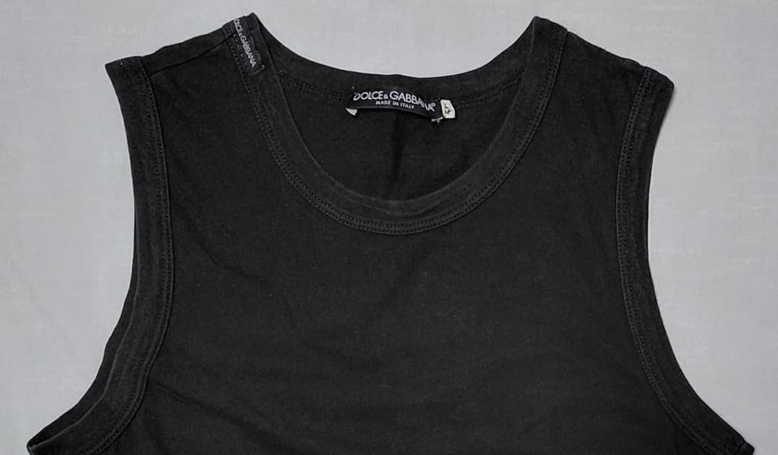 [46] 돌체앤가바나(D&G) 빈티지 빅로고 슬리브리스 상품이미지2