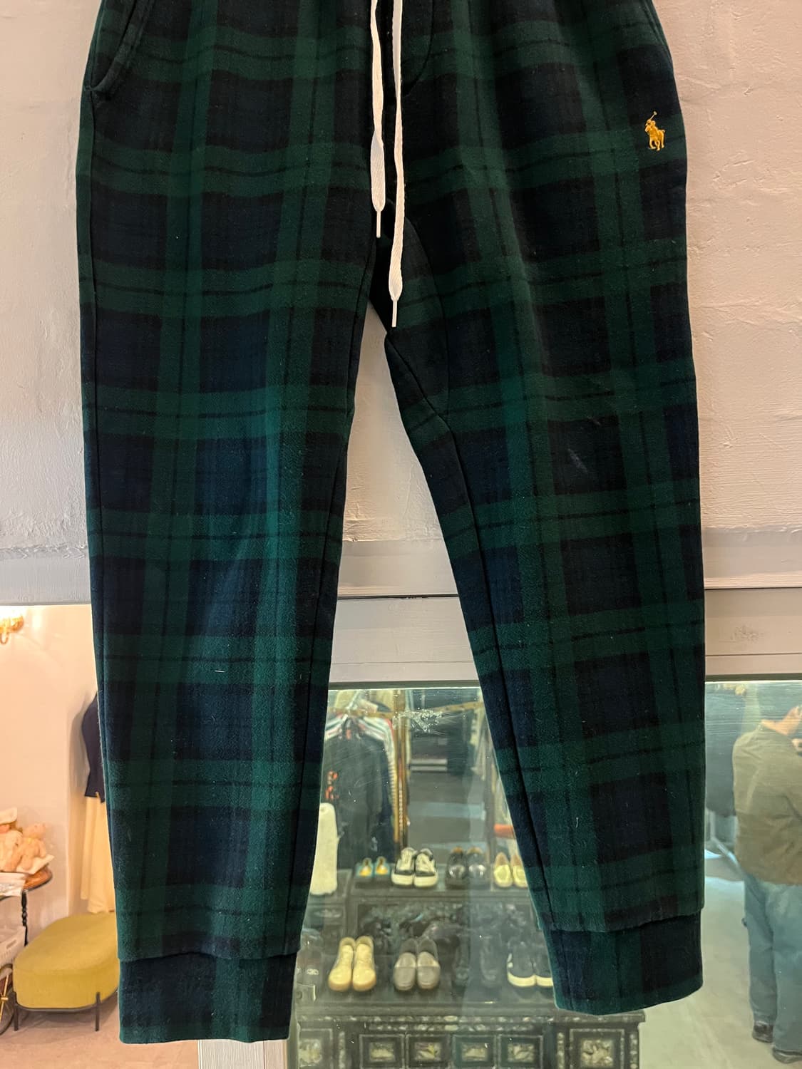 Polo Ralph Lauren 체크패턴 밴딩 조거 팬츠 S 상품이미지3