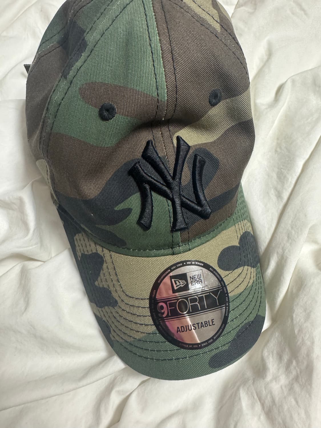 뉴에라 mlb 언스트럭쳐 볼캡 카모 우드랜드 상품이미지1