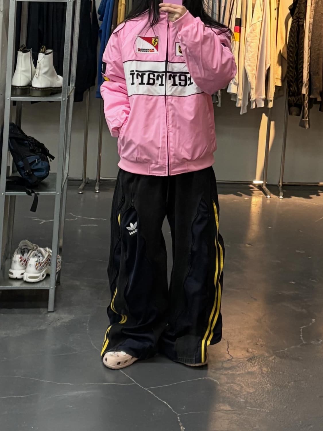 페라리 F1 빈티지 레이싱 핑크 에디션 자켓 A2888 상품이미지1