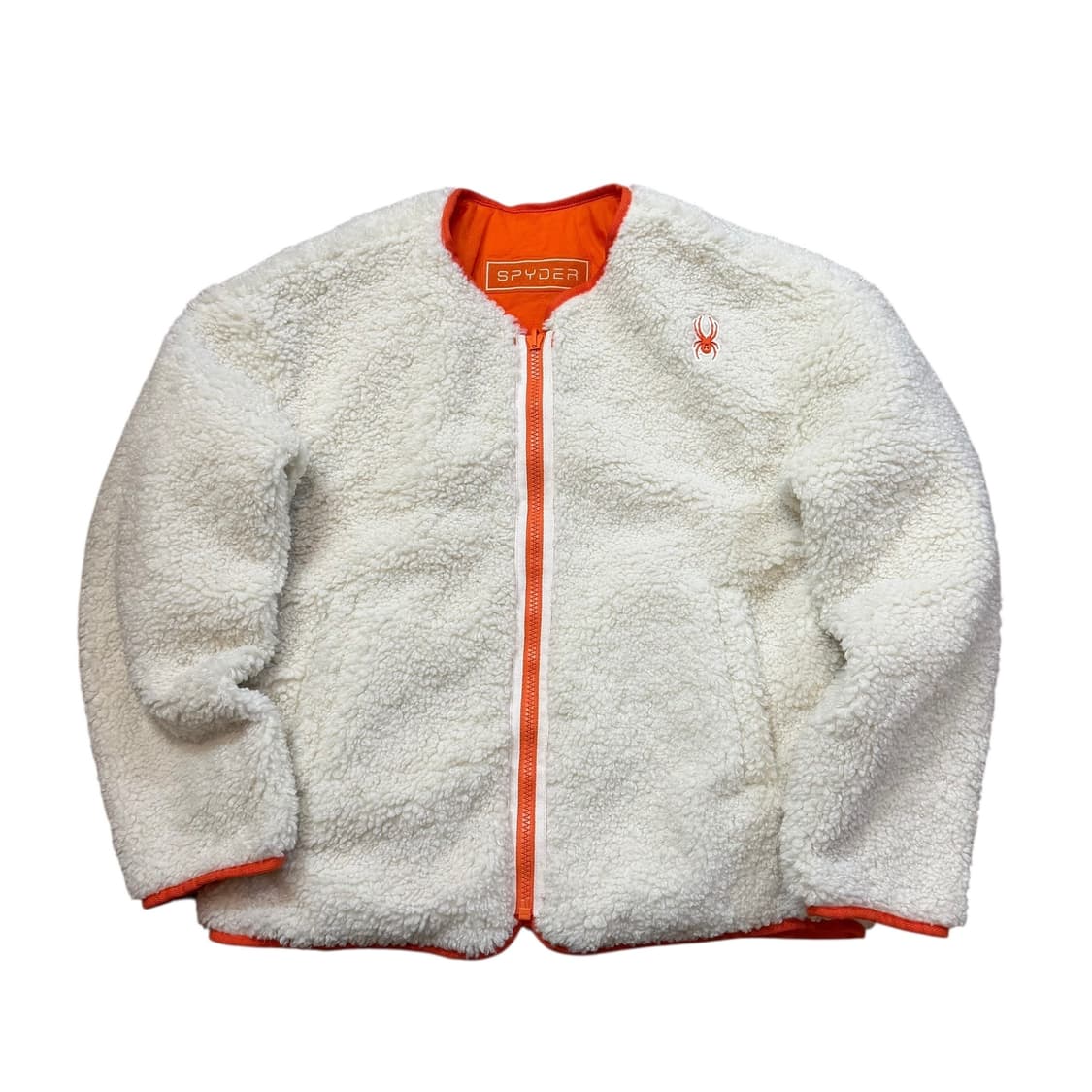 스파이더 오렌지 양면 퀼팅 플리스 자켓 상품이미지3