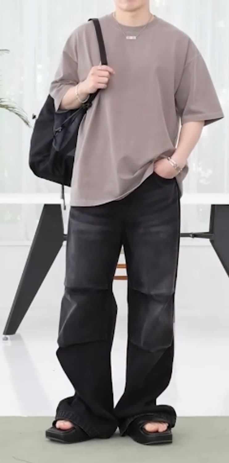 깡스타일리스트 로맨틱무브 슬리퍼 블랙 패디드 에코레더슬라이드 슬리퍼 상품이미지4