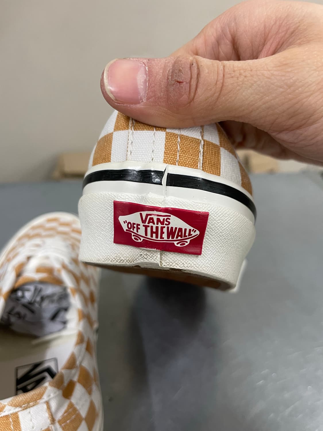 반스 어센틱 44 DX 오렌지 화이트 235 상품이미지9