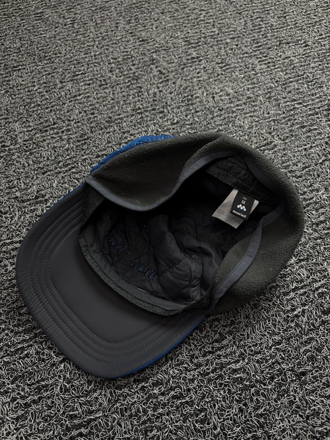 몽벨 이어플랩 퀼티드 블루 메탈 볼캡 1924 상품이미지6