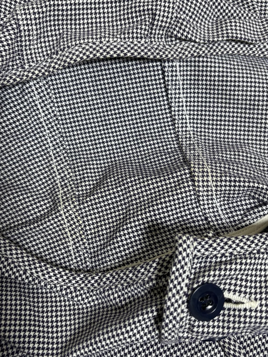 단톤 체크 후드 코트 상품이미지8