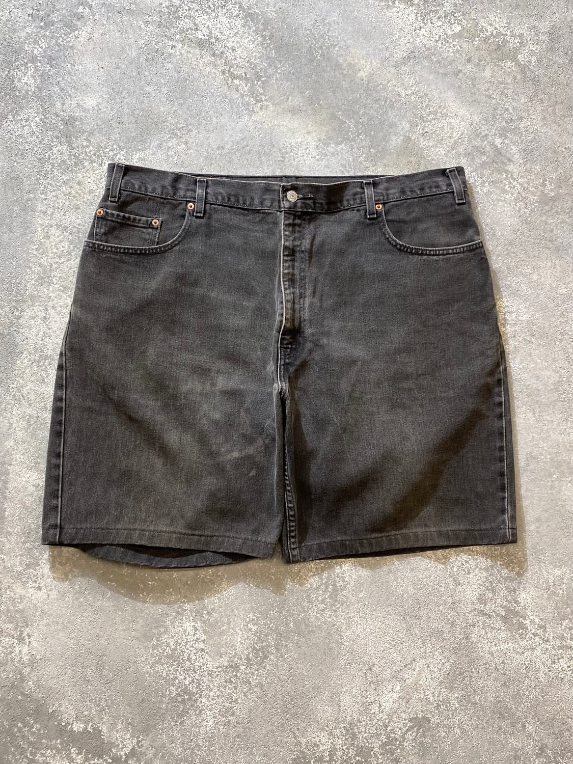 [42] 00s Levi's 560 리바이스 흑청 데님 쇼츠 상품이미지5