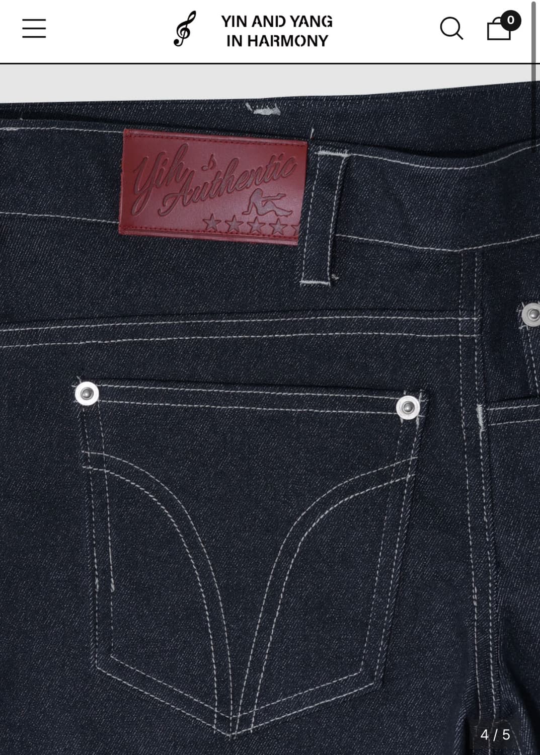 [yinandyang] Flip denim, blue 상품이미지5