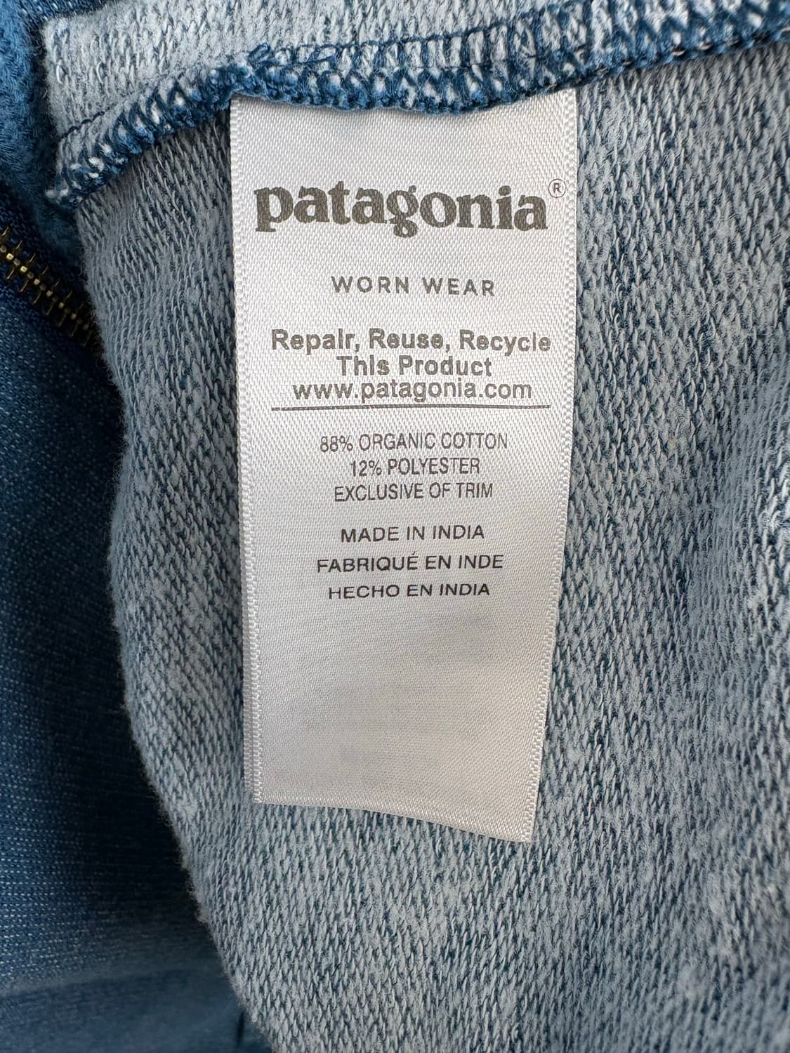 파타고니아 업&아웃 라이트웨이트 후드 짚업 자켓 (기모) 상품이미지7