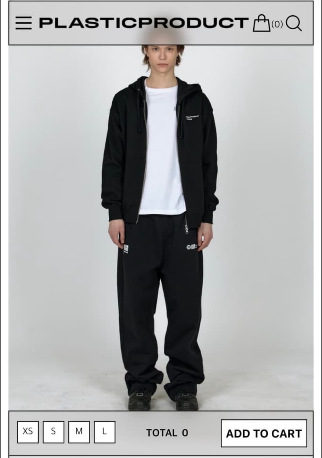 플라스틱프로덕트 스웻팬츠 s 상품이미지1