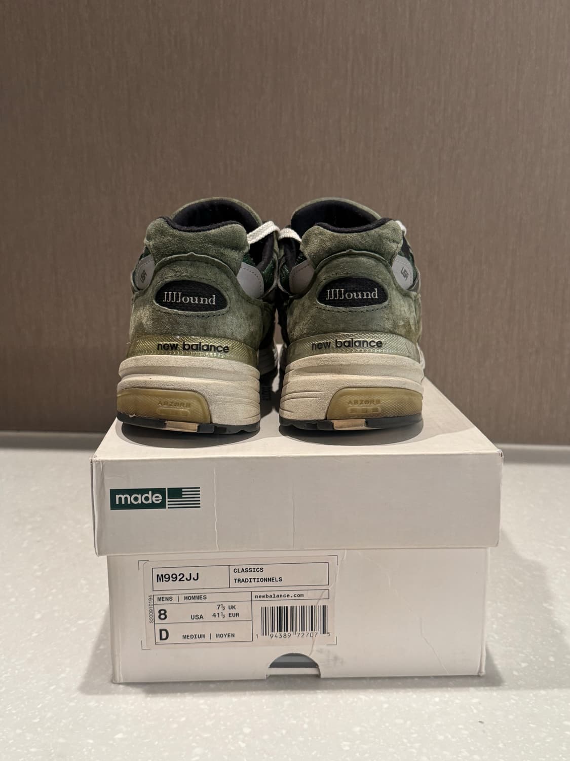 jjjjound 자운드 뉴발란스 992 MADE IN USA 상품이미지4