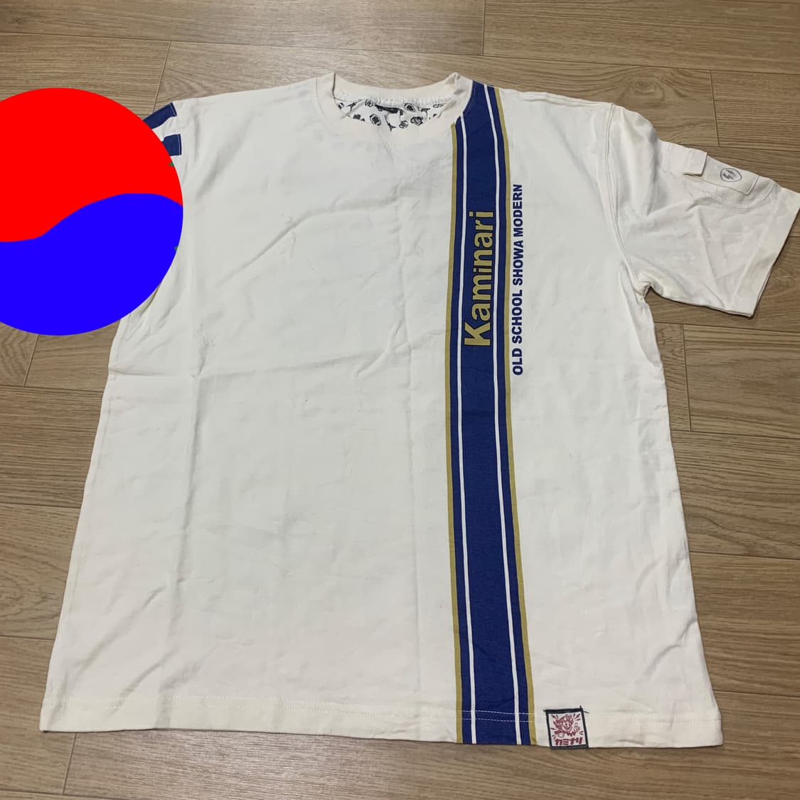 L] Kaminari 테드컴퍼니 ted company 쇼와 바이커 반팔 상품이미지1