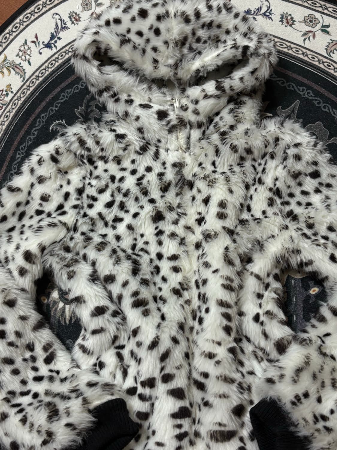 일본빈티지 아케호무 퍼 후드집업 상품이미지2