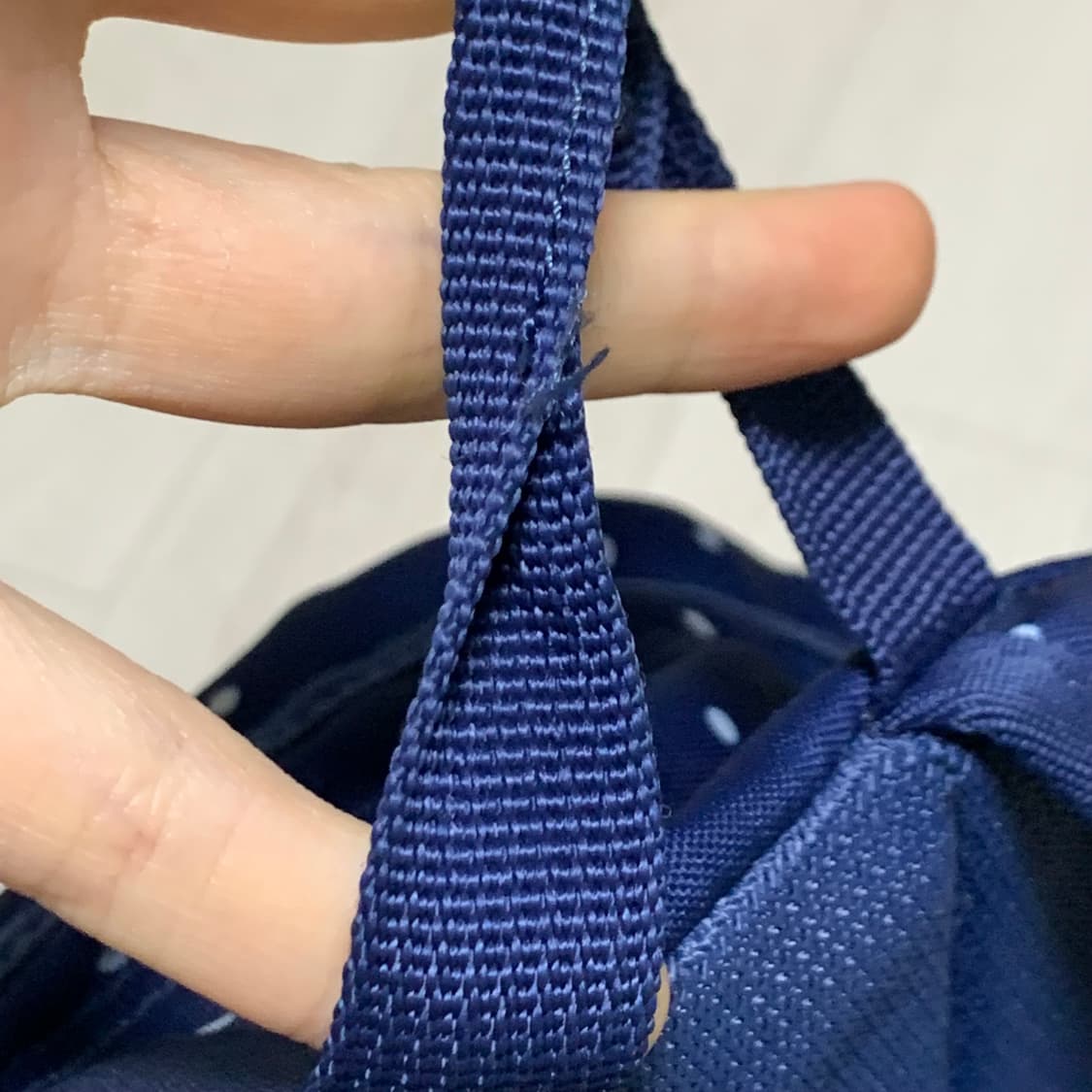 콜맨 네이비 도트 백팩 | 가방 일본 빈티지 하구미 모리걸 y2k 상품이미지6