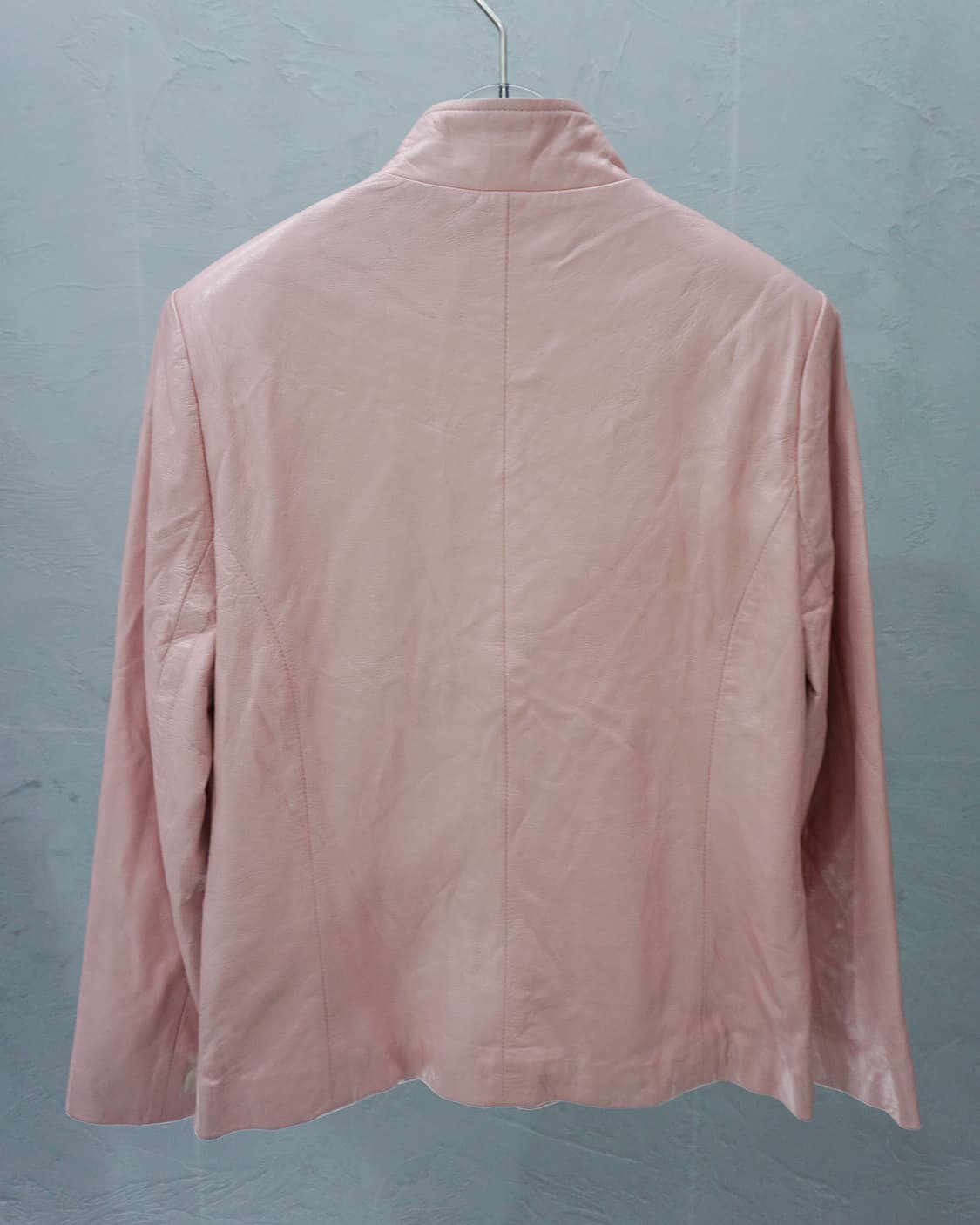 Ragazzi 양가죽 핑크 레더 자켓 상품이미지2