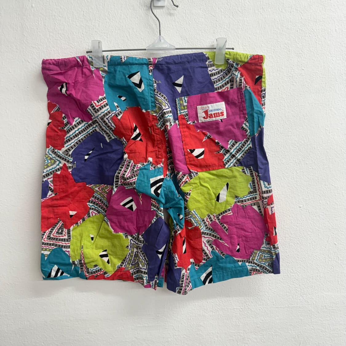 80S SURF LINE HAWAII 하와이안 플라워 패턴 반바지 (S) 상품이미지4