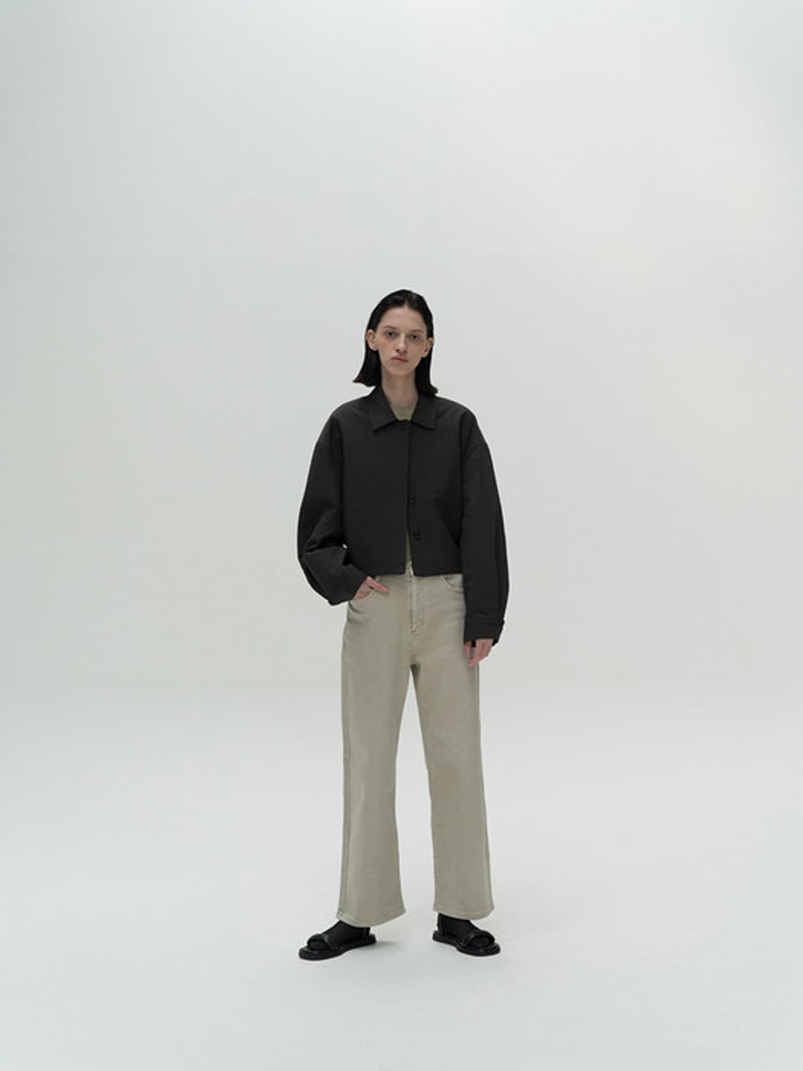 아모멘토 CROP PADDED JACKET 크롭 패디드 자켓 상품이미지7