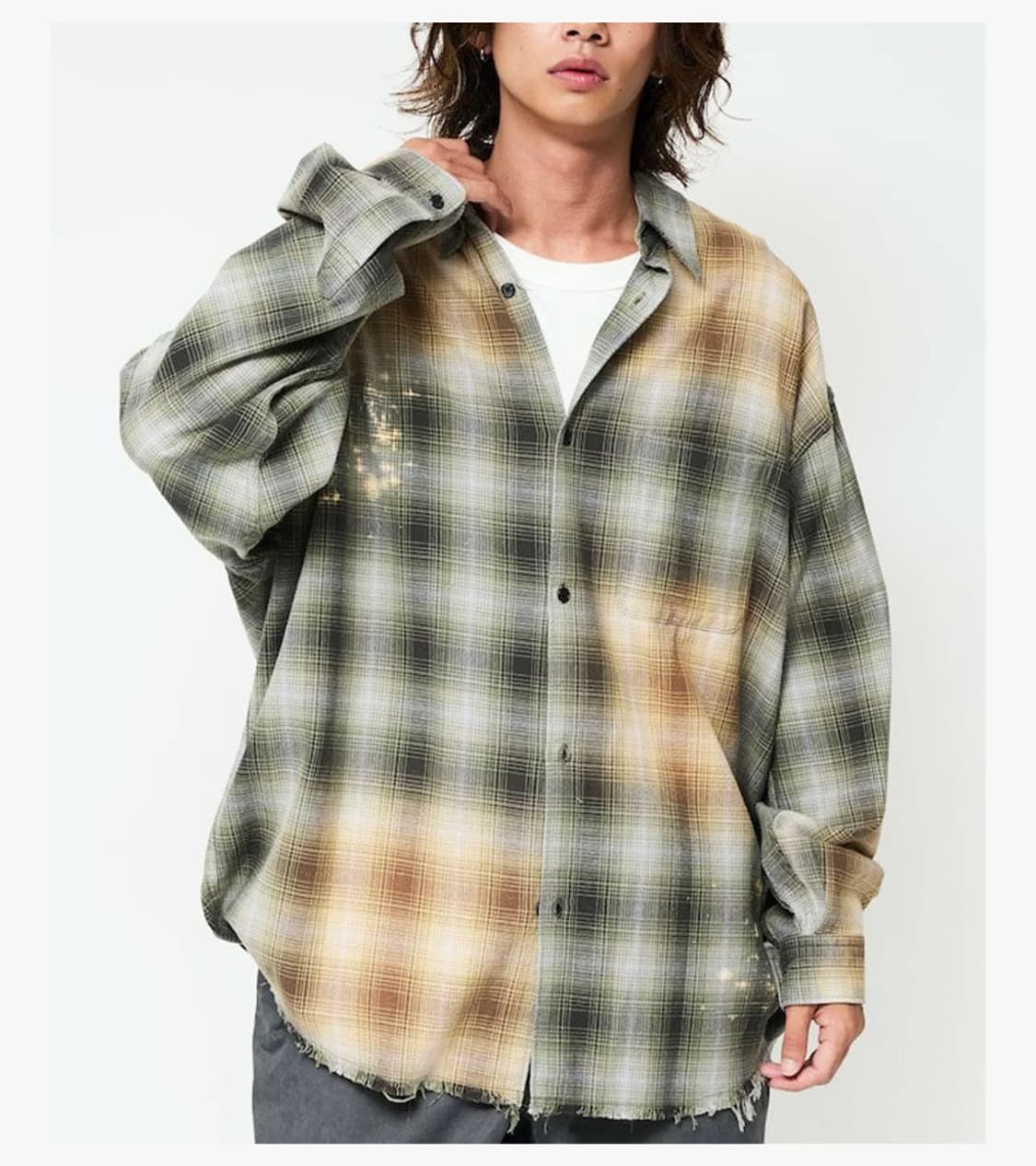 FREAK’S STORE - 25FW BLEACH WASHED SHIRT 상품이미지2