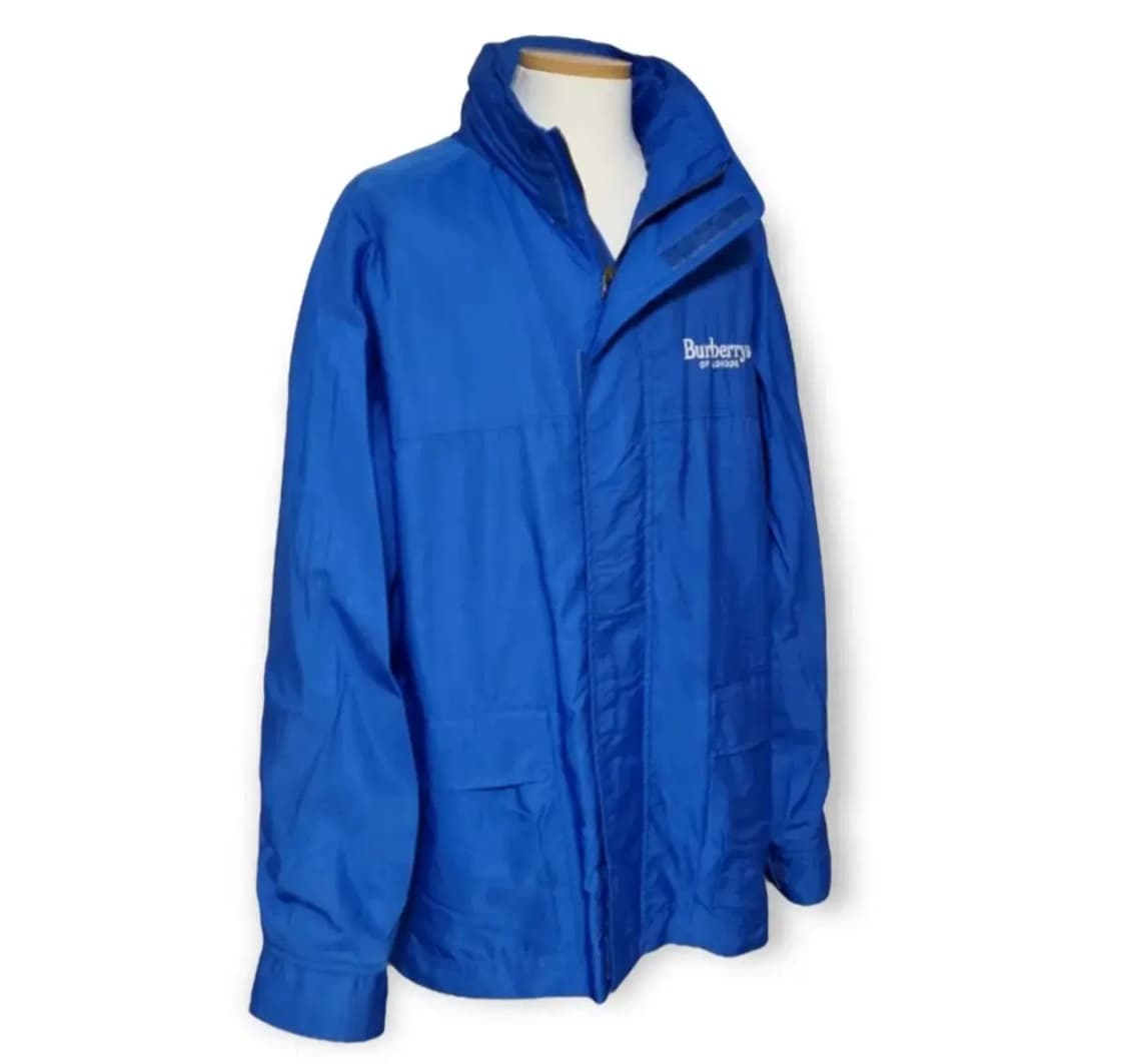 (실측 XL) 80s 버버리아카이브 바람막이 버버리폴리쉘 버버리코트 상품이미지5