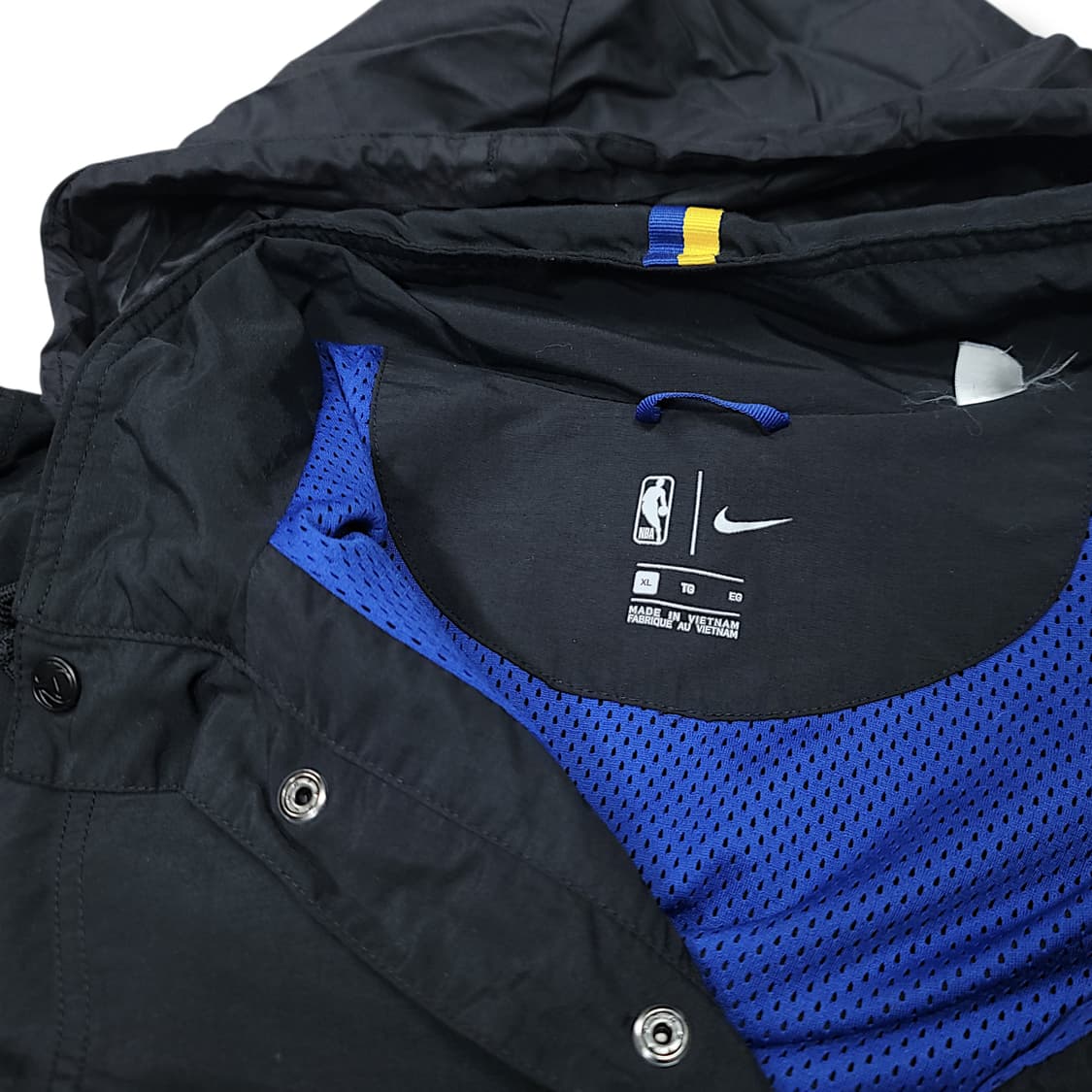 [XL] 나이키 블랙 NBA 골든스테이트 워리어스 바람막이 후디 아노락 상품이미지8