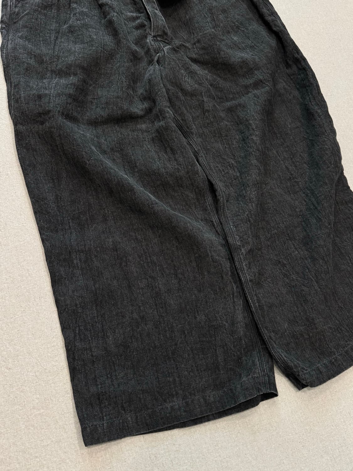 Kaval Sumi Dyed Linen Over Pants 2 상품이미지4