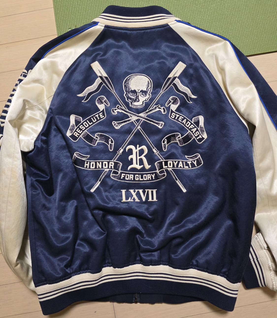 폴로 랄프로렌 퍼플라벨  RRL / 자수 스카잔 바시티 자켓 상품이미지7