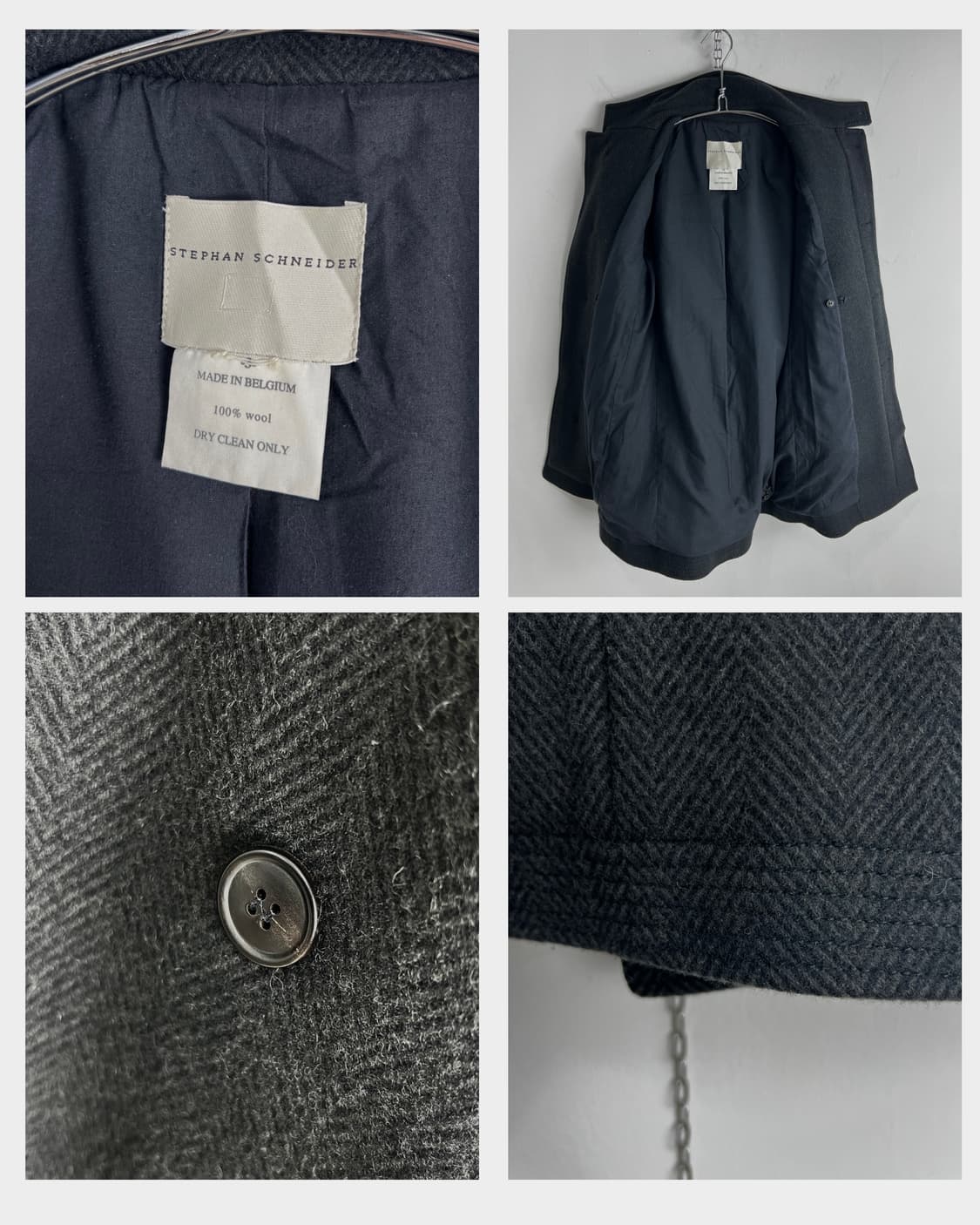 STEPHAN SCHNEIDER 멜튼 울 하이넥 코트 상품이미지10