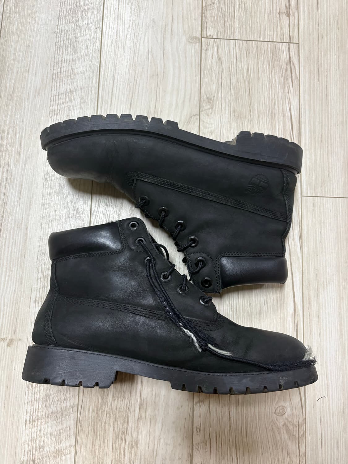 팀버랜드 6인치 워커 부츠 블랙 250 상품이미지3