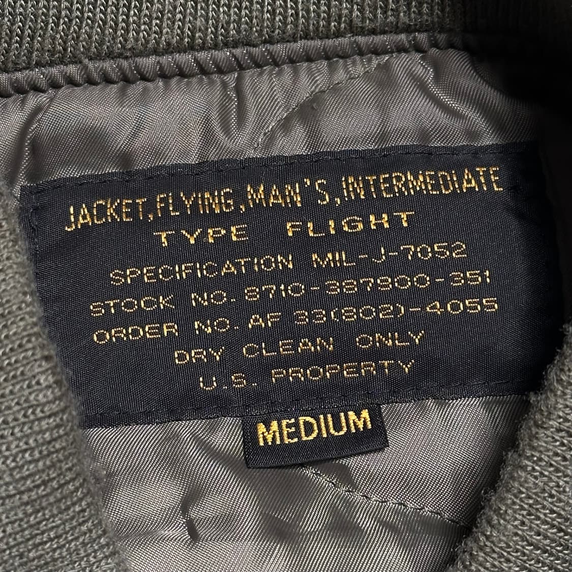 M U.S. 에어포스 41st ma-1 항공 자켓  상품이미지4