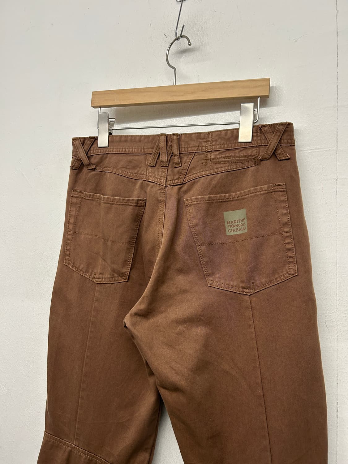 00s 빈티지 마리떼프랑소와저버 브라운 부츠컷 팬츠 상품이미지4